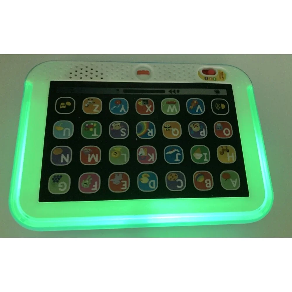Fisher Price Laugh Learn Smart Stages Tablet Multicolor Learning Toy Works Great